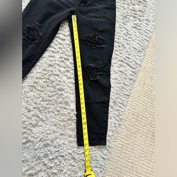 Womens size small/4 black jeans highwaisted straight leg - Picture 8 of 12